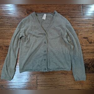 Pact Women's Organic Cotton Cardigan Sweater Size Small